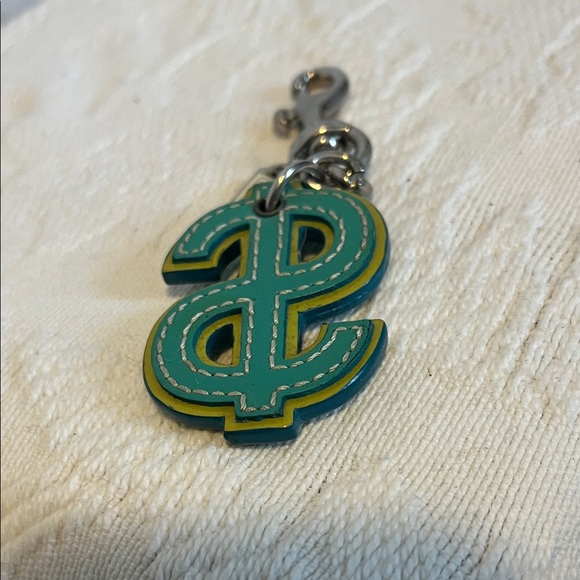 Coach Dollar Sign Vintage Keychain - Picture 2 of 3